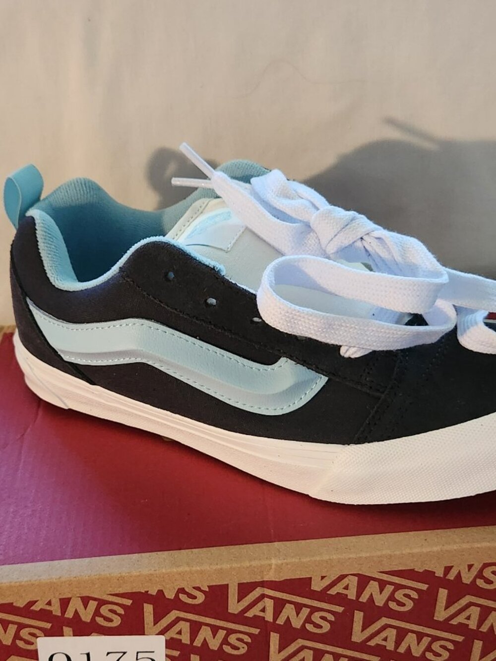Vans Knu Skool retro sport gray blue sz 7 EU 39 NIB
